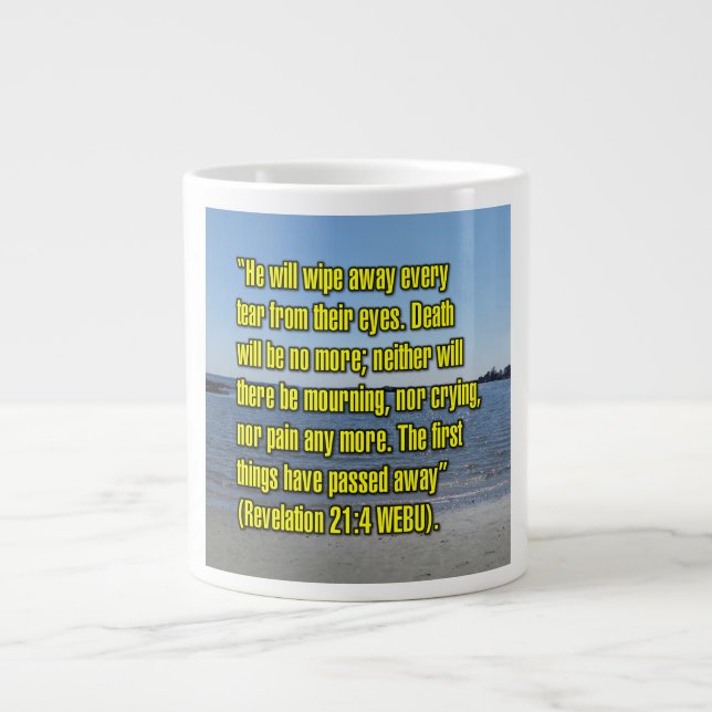 Revelation 21:4 WEBU Mug (Front)