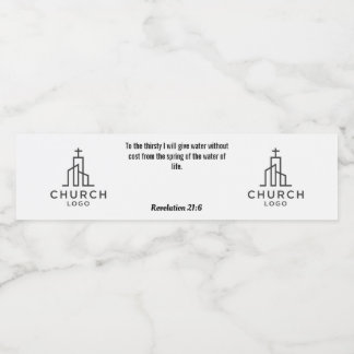 Revelation 21:6 Water Label
