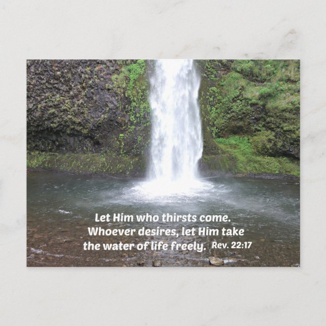 Revelation 22:17 postcard (Front)