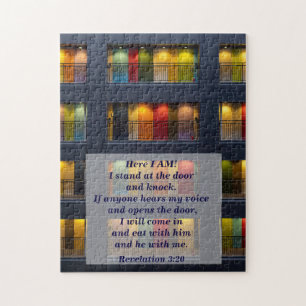 Revelation 3:20 Knocking on the Door  Jigsaw Puzzle