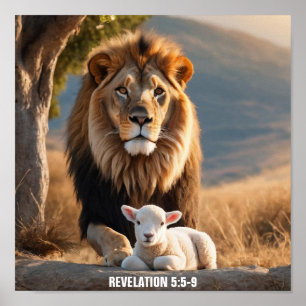 Revelation 5:5-9 - Poster