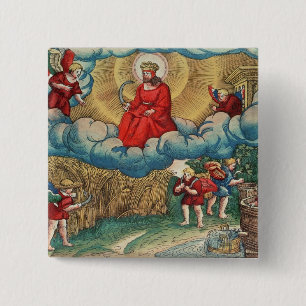 Revelations 15 Cm Square Badge