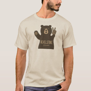 Revelstoke British Columbia Peace Bear T-Shirt