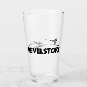 Revelstoke British Columbia Ski Jumper Glass