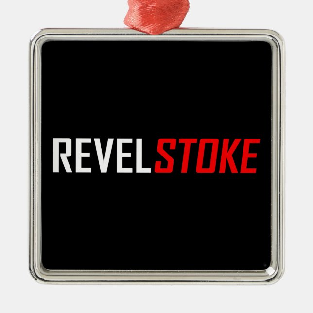 Revelstoke Metal Tree Decoration (Front)