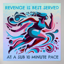 Revenge Runner Motivational Poster