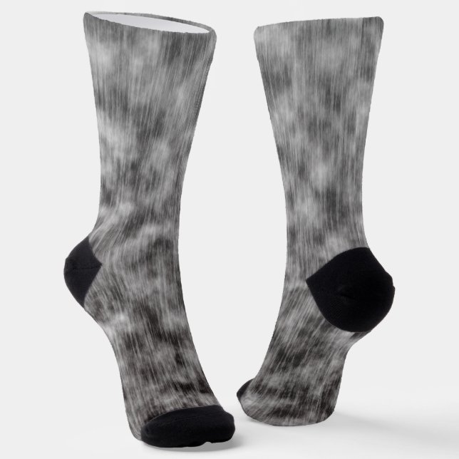 Reverberant Grey Socks (Angled)