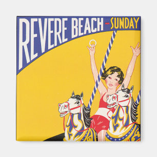 Revere Beach Sunday Magnet