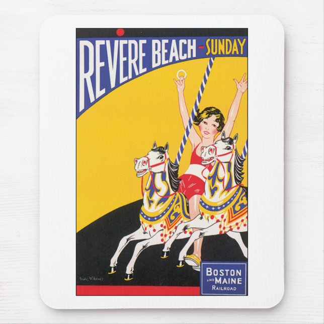 Revere Beach Sunday Mouse Pad (Front)