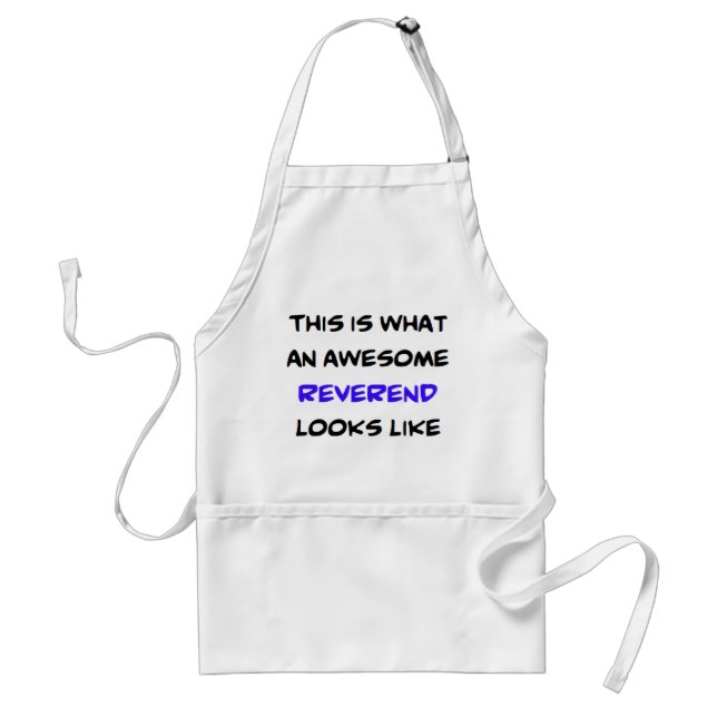 reverend, awesome standard apron (Front)
