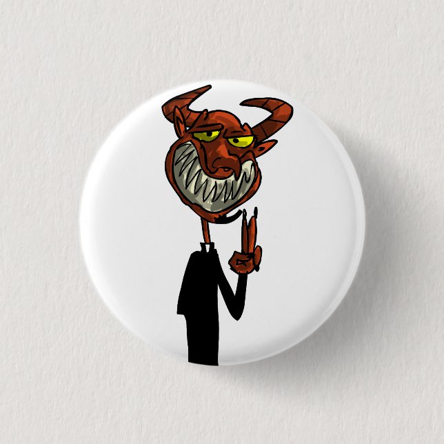 Reverend Beelzebub 3 Cm Round Badge (Front)