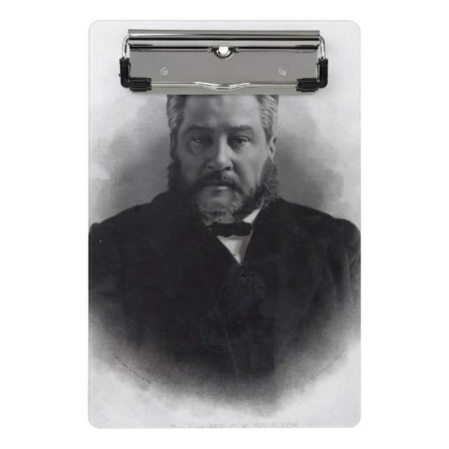 Reverend Charles Haddon Spurgeon Mini Clipboard (Front)