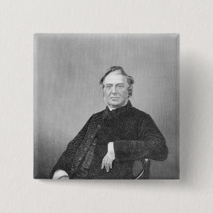 Reverend Hugh Stowell, engraved by D. J. Pound 15 Cm Square Badge