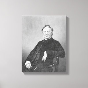 Reverend Hugh Stowell, engraved by D. J. Pound Canvas Print
