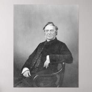 Reverend Hugh Stowell, engraved by D. J. Pound Poster