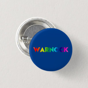 Reverend Warnock Georgia Senate runoff pride lgbt 3 Cm Round Badge
