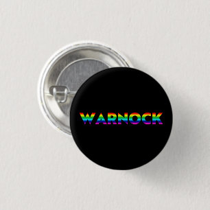 Reverend Warnock Georgia Senate runoff pride lgbt 3 Cm Round Badge