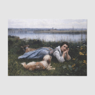 Reverie by Daniel Ridgway Knight Tissue Paper