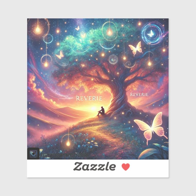 "Reverie" dreamy art sticker (Sheet)