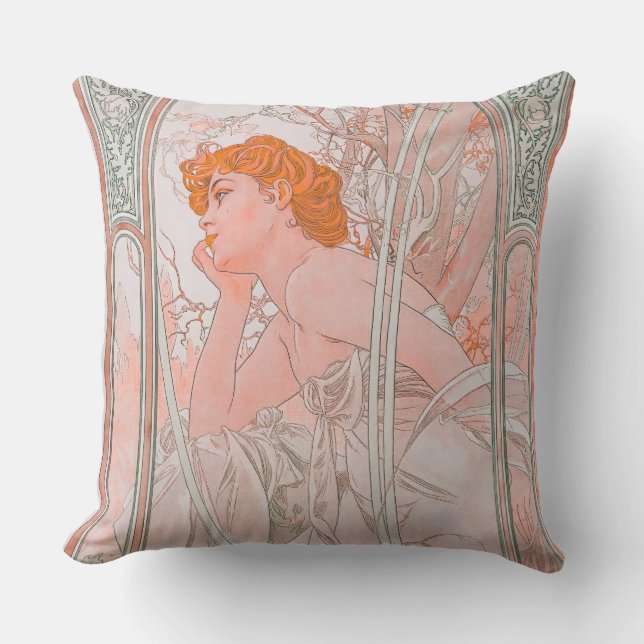 Reverie du Soir (1899) Cushion (Front)