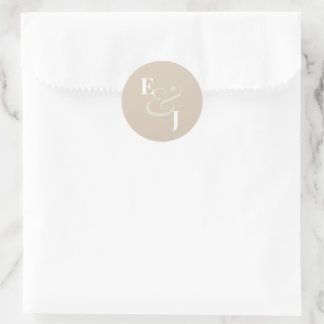 Reverse Champagn Ampersand Wedding | Envelope Seal