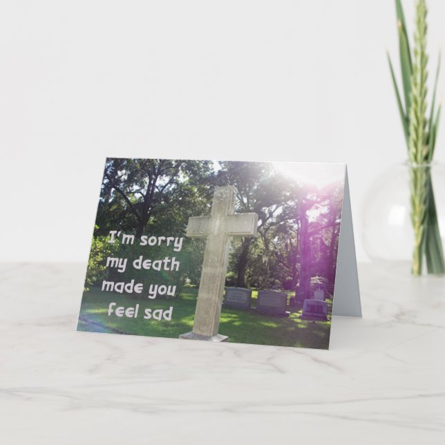 Reverse Condolence Card 1 (Front)