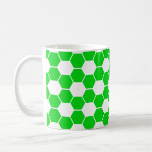 Reverse Football / Soccer Ball Texture   Coffee Mug