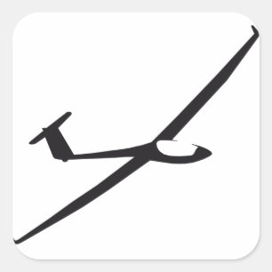 Reverse glider Sticker
