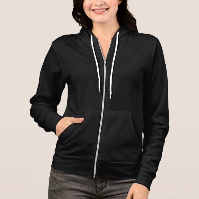 Reverse Melania Jacket - I REALLY CARE! Do U? Hoodie (Front)