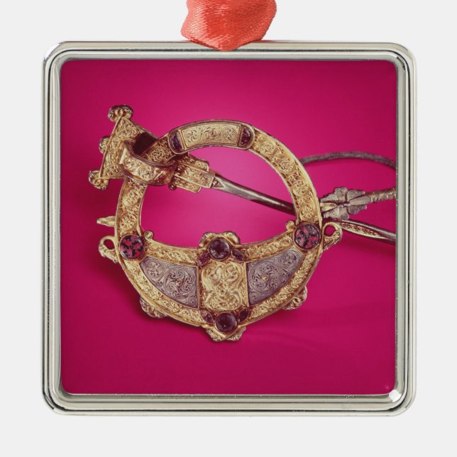 Reverse of the Tara Brooch Metal Tree Decoration (Front)