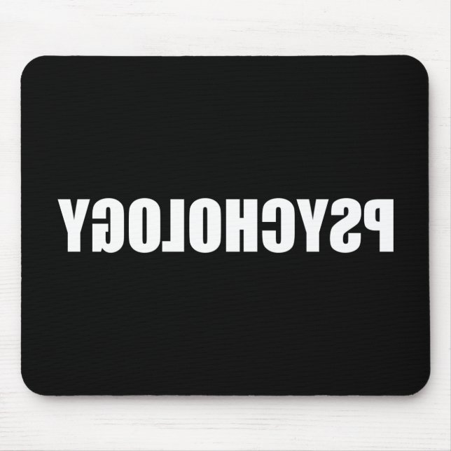 Reverse Psychology Mouse Pad (Front)