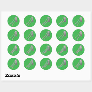 Reverse Slide -  Classic Round Sticker