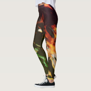 Reverse Tie Dye Leggings - Cute Womens Gift