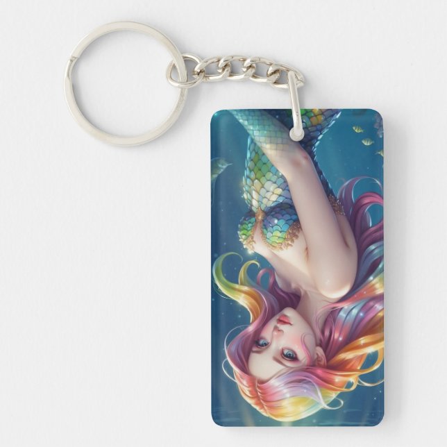 Reversed mermaid key ring (Front)