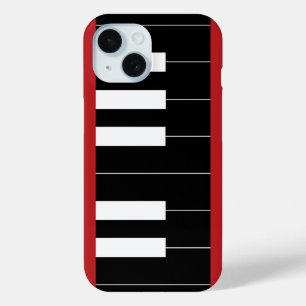 Reversed Piano Keys iPhone 15 Case