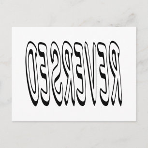 Reversed Postcard