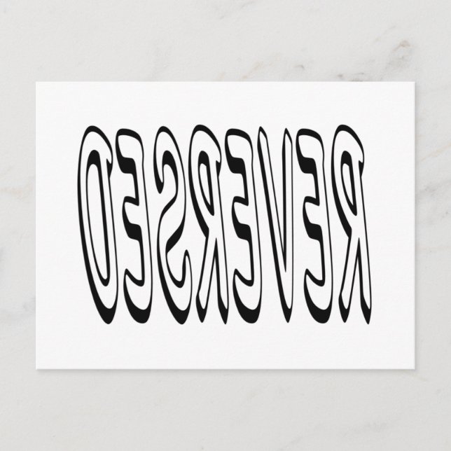 Reversed Postcard (Front)