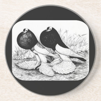 Reversewing Pouter Pigeons Coaster