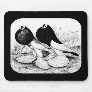 Reversewing Pouter Pigeons Mouse Pad
