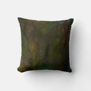 Reversible Abstract Grunge Pillow in Earth Tones