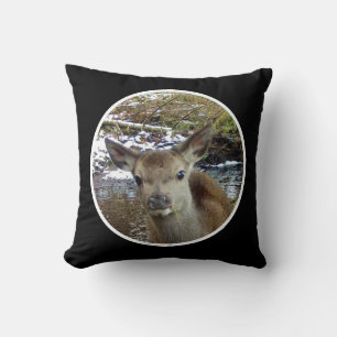 Reversible Baby Deer Lumbar Cushion