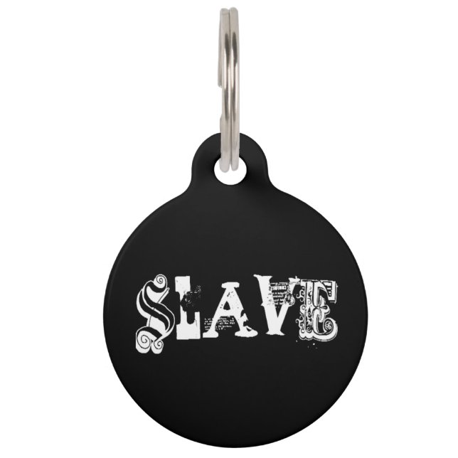 Reversible Collar Tag - Slave (Front)