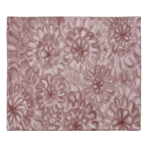 Reversible Custom Colour Monochrome Painted Flower