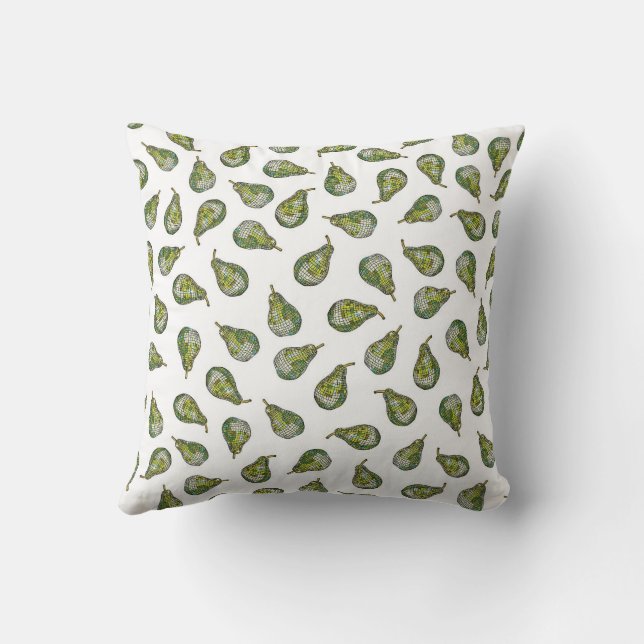 Reversible Disco Fruit Decorative Pillow (Back)