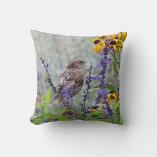 Reversible family garden pillow