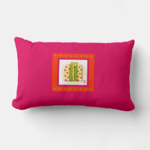 Reversible Holiday Throw Pillow