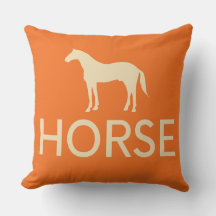 Reversible Orange & Cream Horse Equestrian