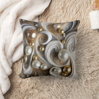 Reversible Pearl & Swirls Pillow  