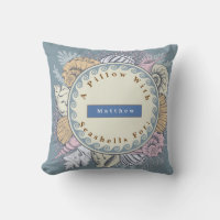 Reversible Personalise Seashells Blue Orange 