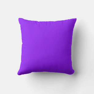 Reversible Retro Purple Yellow Geometric Pattern  Cushion